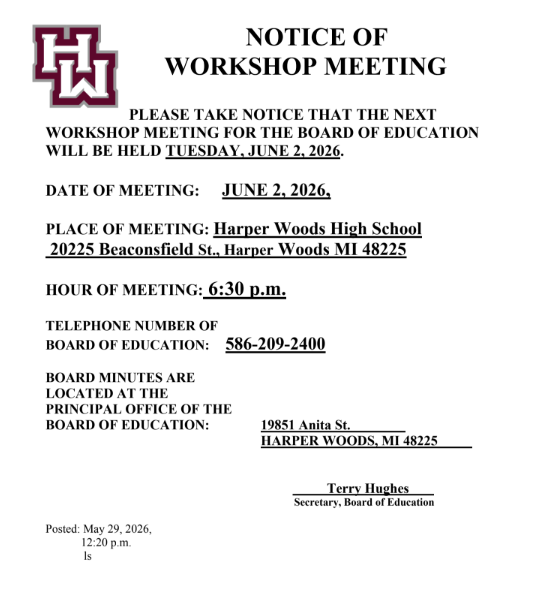 workshop meeting notice