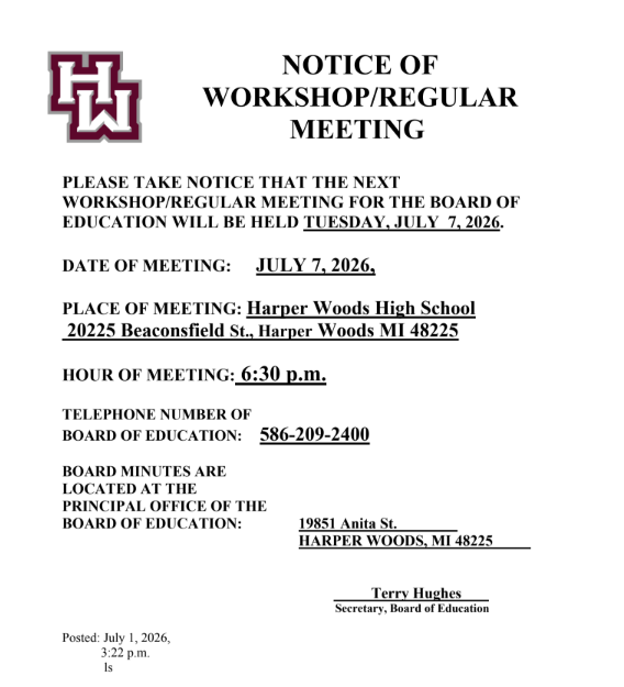 WORKSHOP/REGULAR MEETING